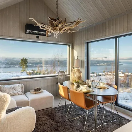 Gasthof Fugleredet 4 - Tv-Designhytte - Mjosa-Utsikt - 30 Min Osl Eina