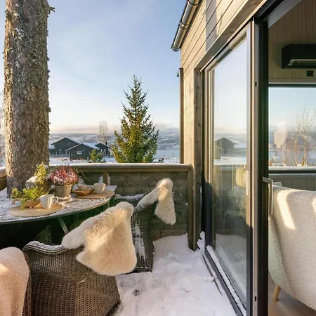 Gasthof Fugleredet 4 - Tv-Designhytte - Mjosa-Utsikt - 30 Min Osl 3*